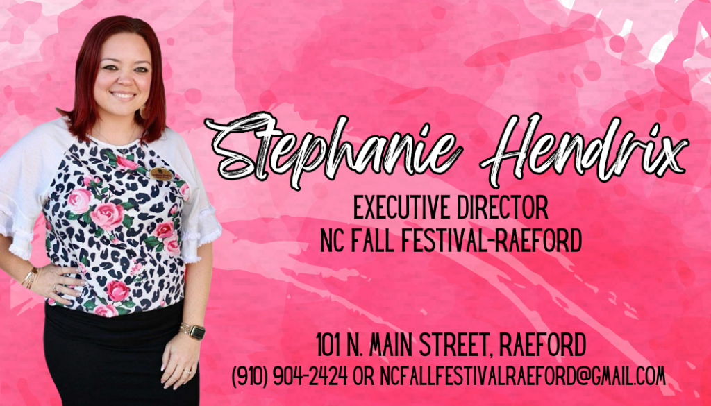 Stephanie Hendrix Business Card Front